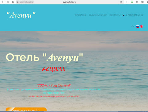 Адлер отель Avenyu