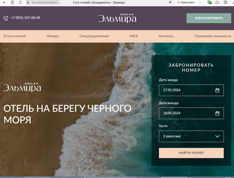 Сириус отель Эльмира